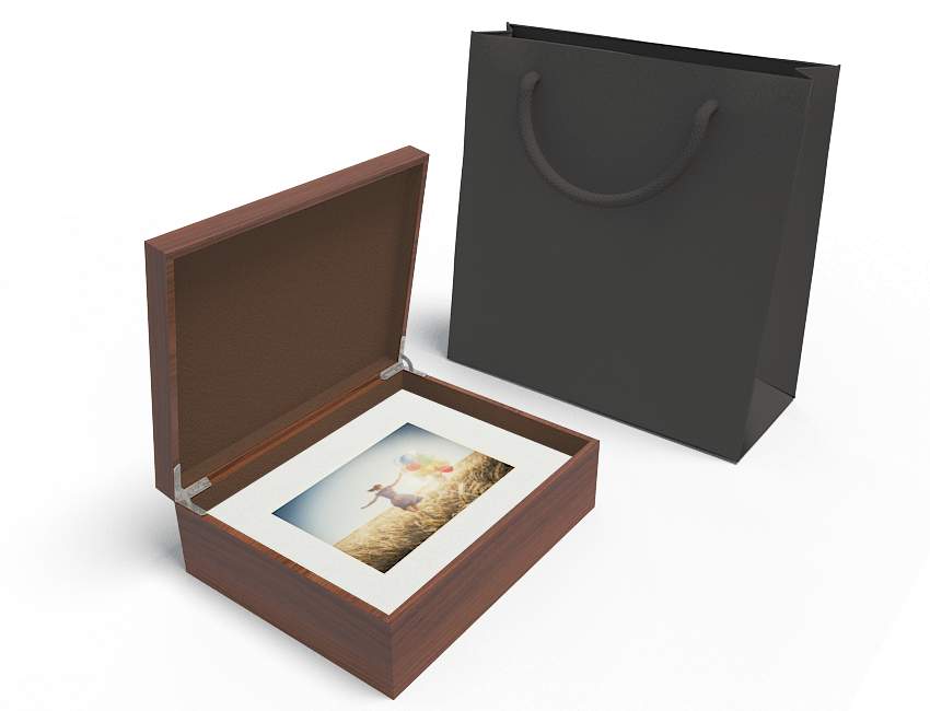 8x10 Wooden Folio Box