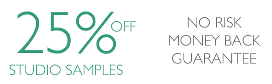 Get 25% off a Studio Sample Folio Box from 3XM