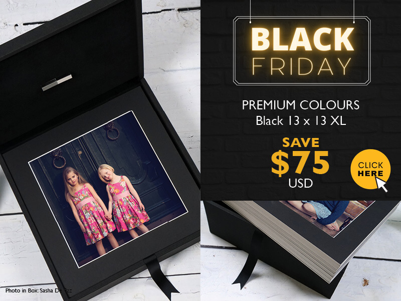 Black Friday Deal - Black 13x13 XL Folio Box