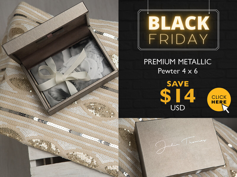 Black Friday Deal - Pewter 4x6 Print Box