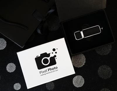 White USB box for Photographers