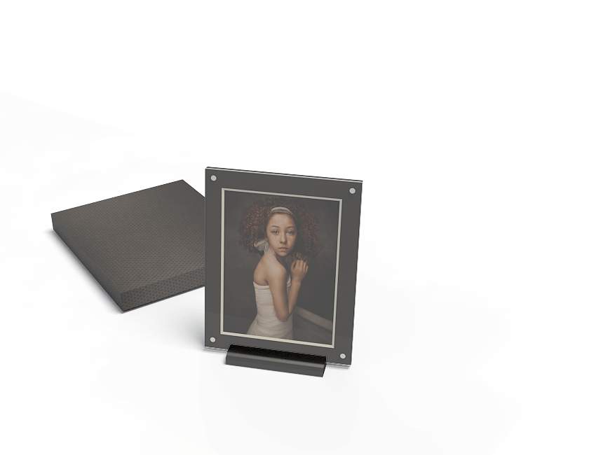 black folio frame 8x6