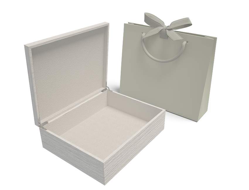 Randi 11X14 White Premium Folio Box