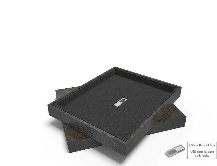Black folio box - 5