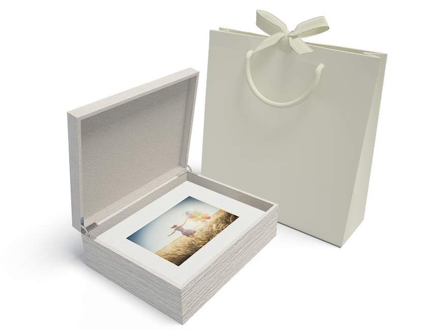 Folio Box with Matted Prints