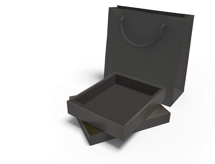 Small box with logo (no mats, no usb)