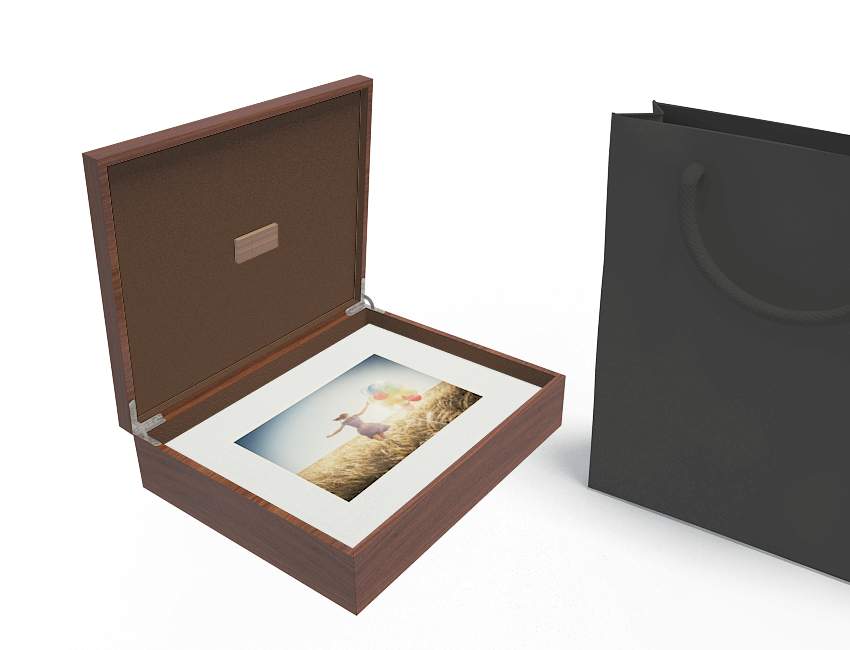 10 image wood box (lustre)