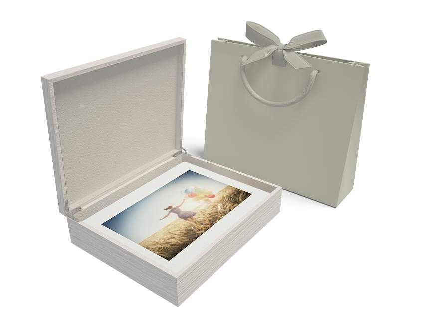 Premium White Folio Box Sample