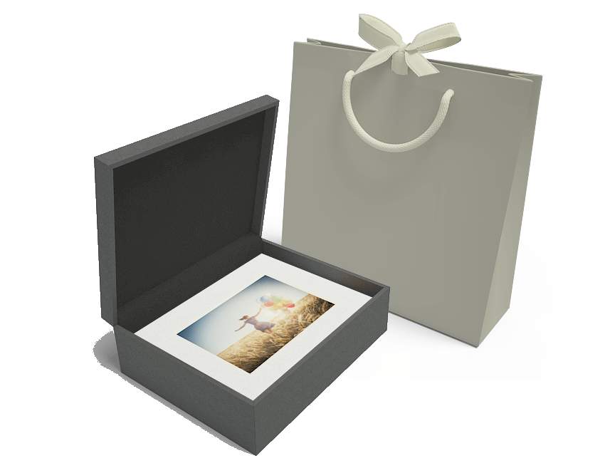 20 Folio box with White Mats