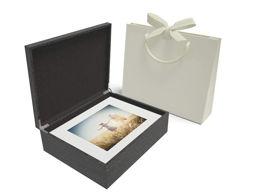 Folio Box with Ivory Bag 