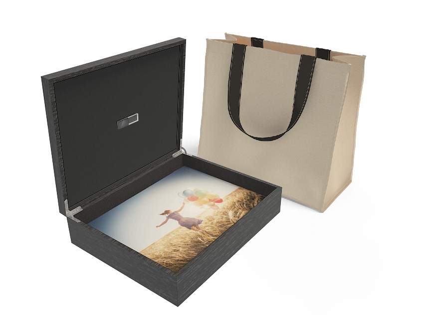 11 x 14 Folio box black