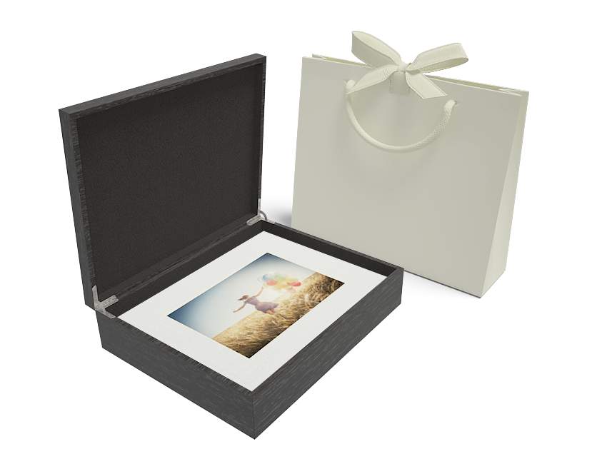 Zwart 11x14 met witte PP