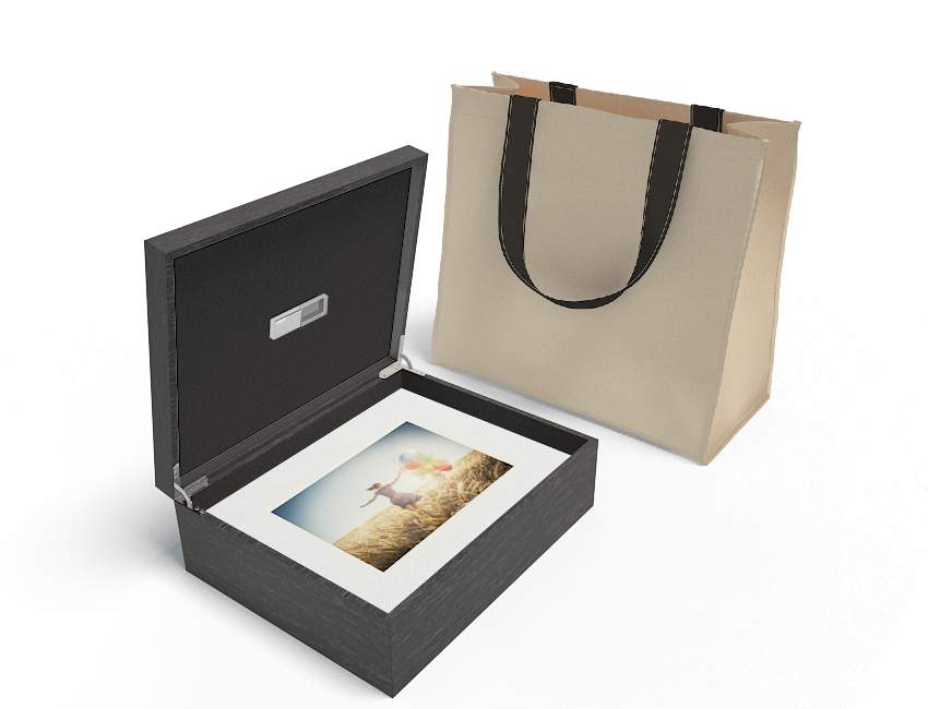 Folio Box with Canvas Bag no USB