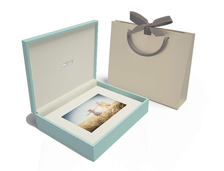 new leather folio box