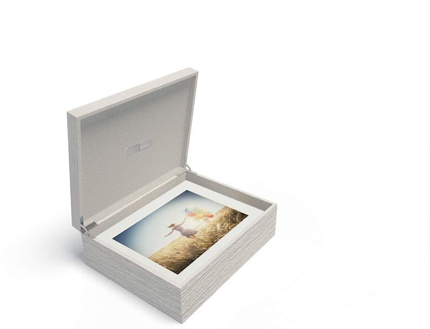 Folio Box White with White Matts