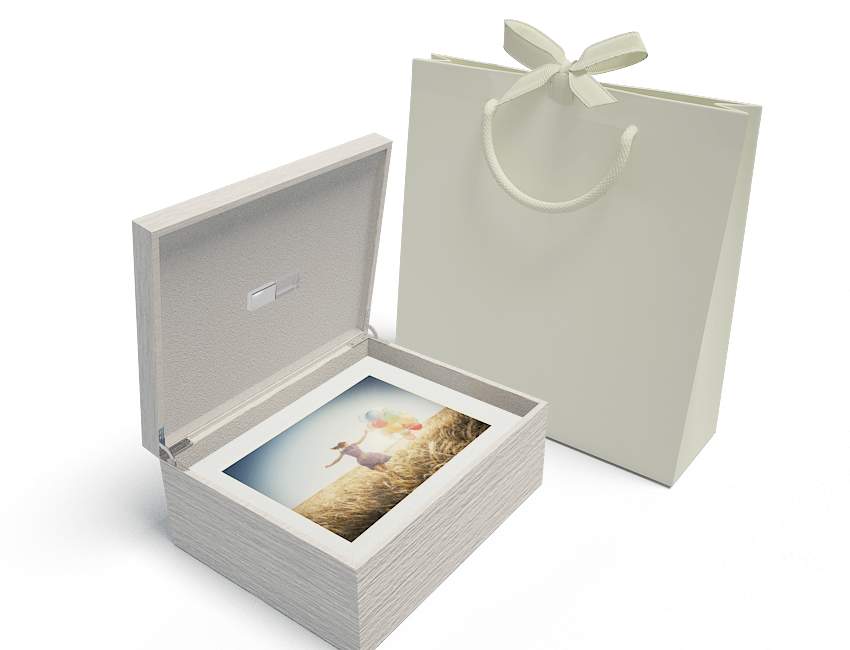 Coffret bois blanc PM 30 PP Octau