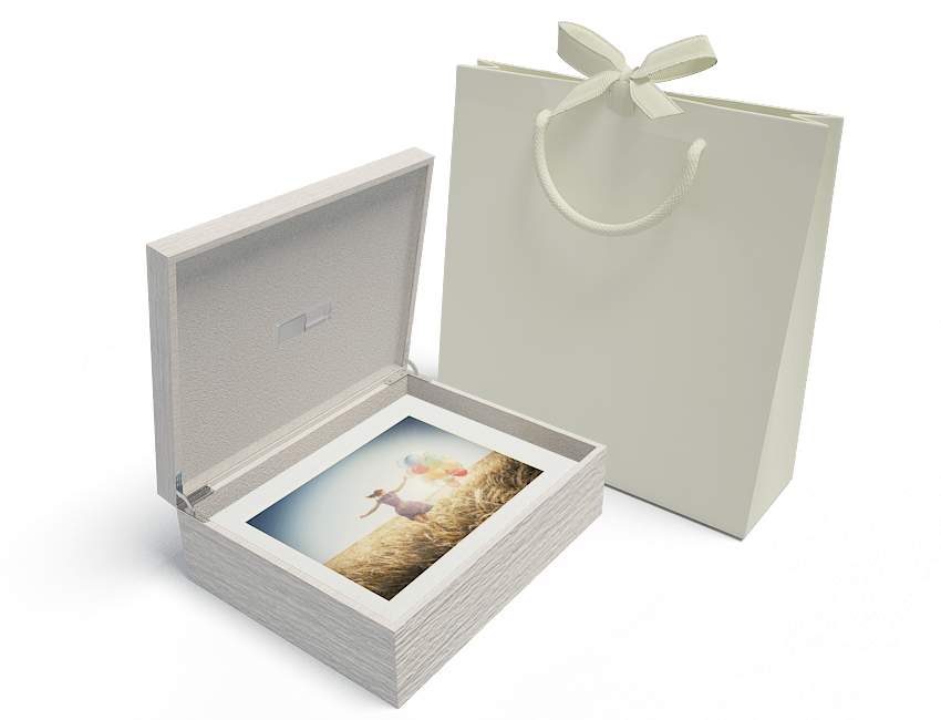 Coffret 20 PP Blanc + USB