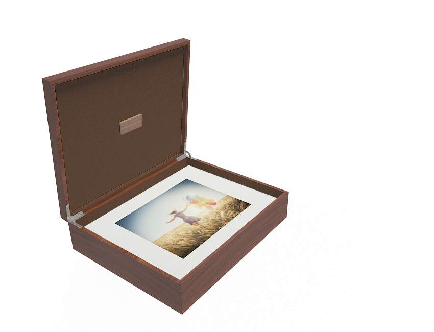 Premium wooden window folio box