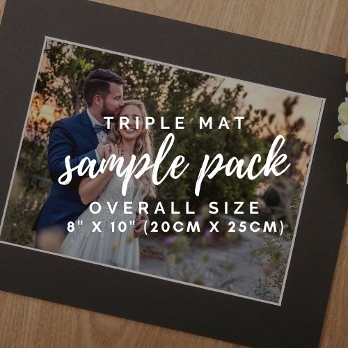 Triple Mat Sample (10x8 Overall Size)