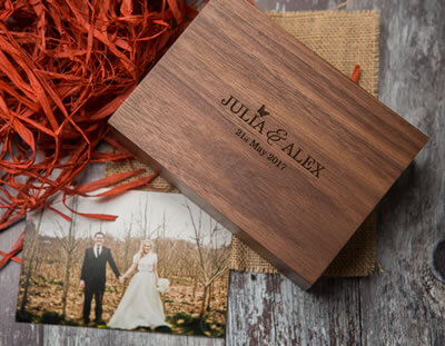 Premium Wood 4x6 Print Boxes for Photographers | 3XM